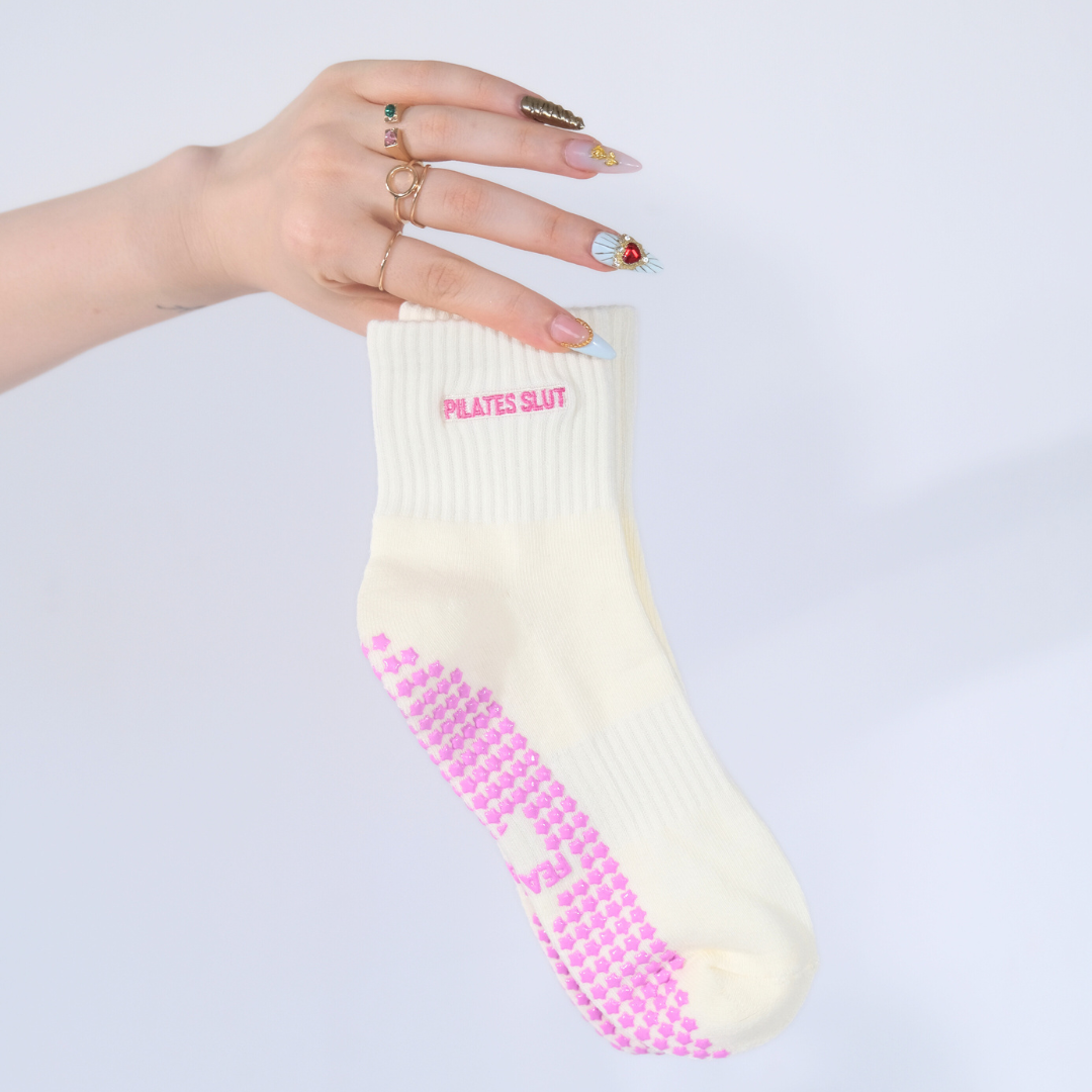 moon pilates sl*t crew socks