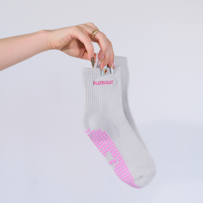ash pilates sl*t crew socks