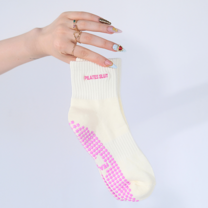 moon pilates sl*t crew socks